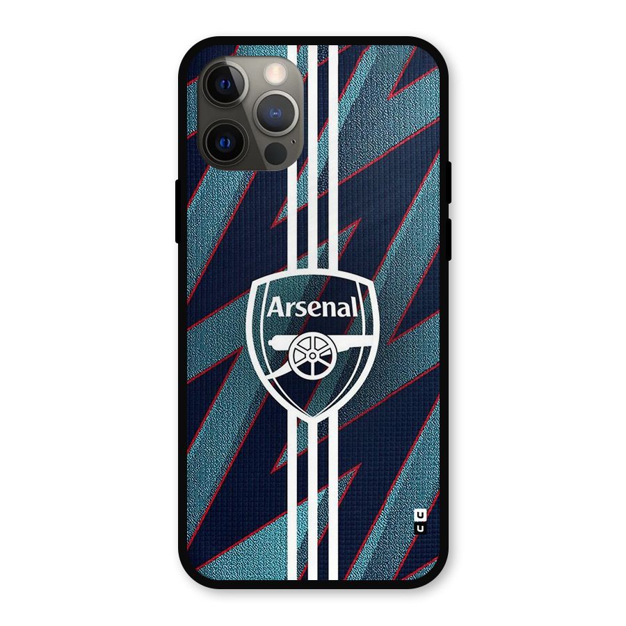 Arsenal Football Club Metal Back Case for iPhone 12 Pro