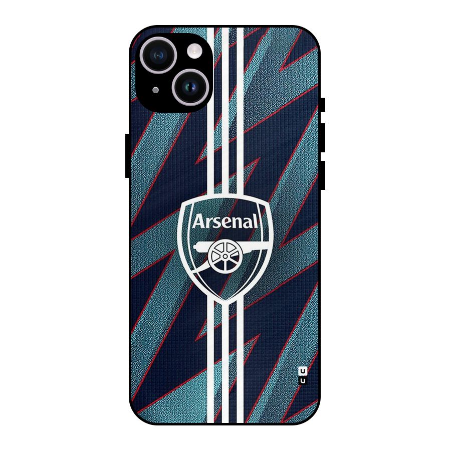 Arsenal Football Club Metal Back Case for iPhone 14 Plus
