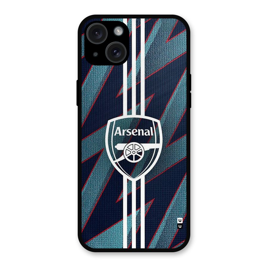 Arsenal Football Club Metal Back Case for iPhone 15 Plus