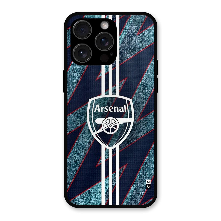Arsenal Football Club Metal Back Case for iPhone 15 Pro Max