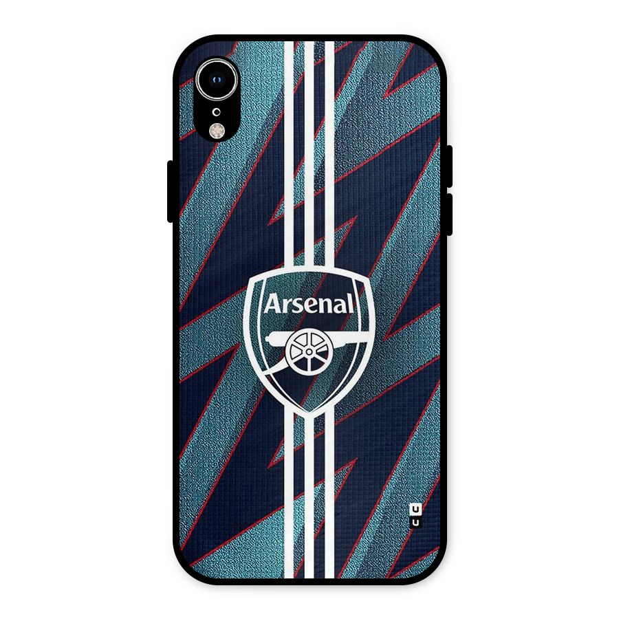 Arsenal Football Club Metal Back Case for iPhone XR