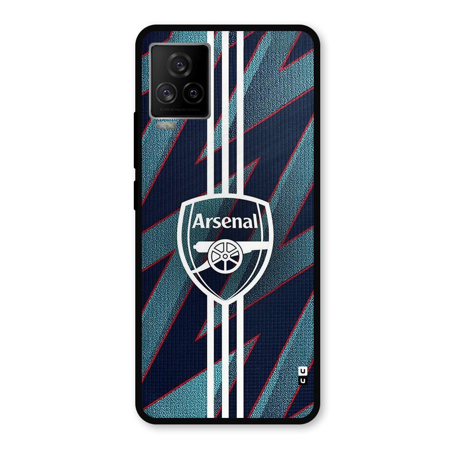 Arsenal Football Club Metal Back Case for iQOO 7 Legend 5G