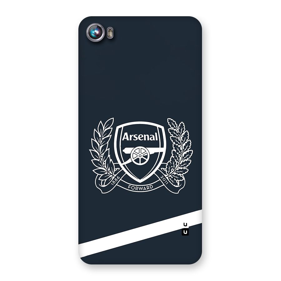 Arsenal Forward Back Case for Canvas Fire 4 (A107)