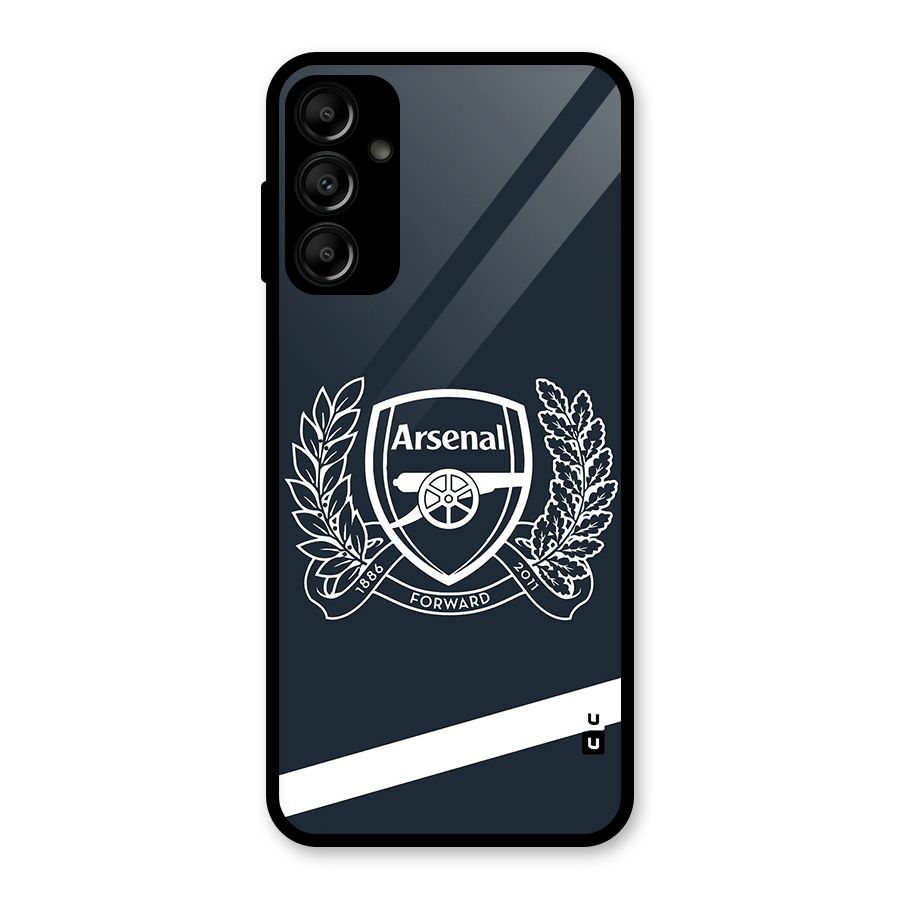 Arsenal Forward Glass Back Case for Galaxy A14 5G
