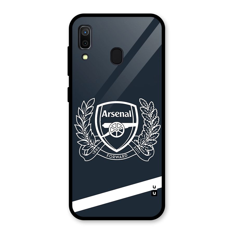 Arsenal Forward Glass Back Case for Galaxy A30