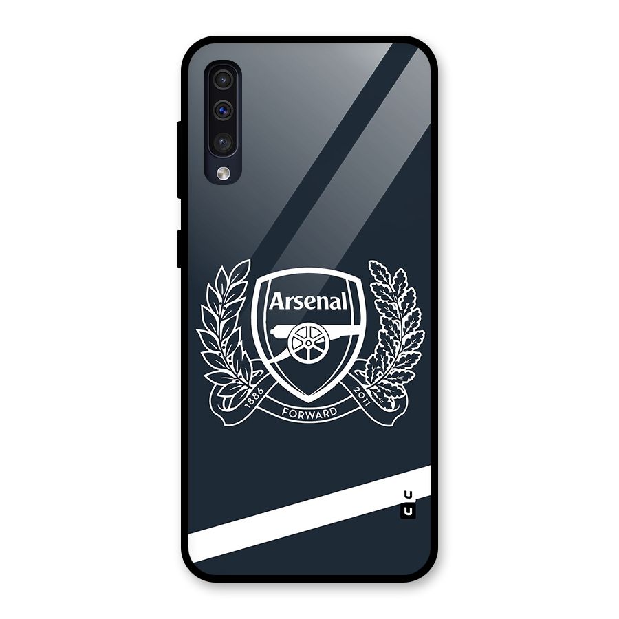 Arsenal Forward Glass Back Case for Galaxy A30s