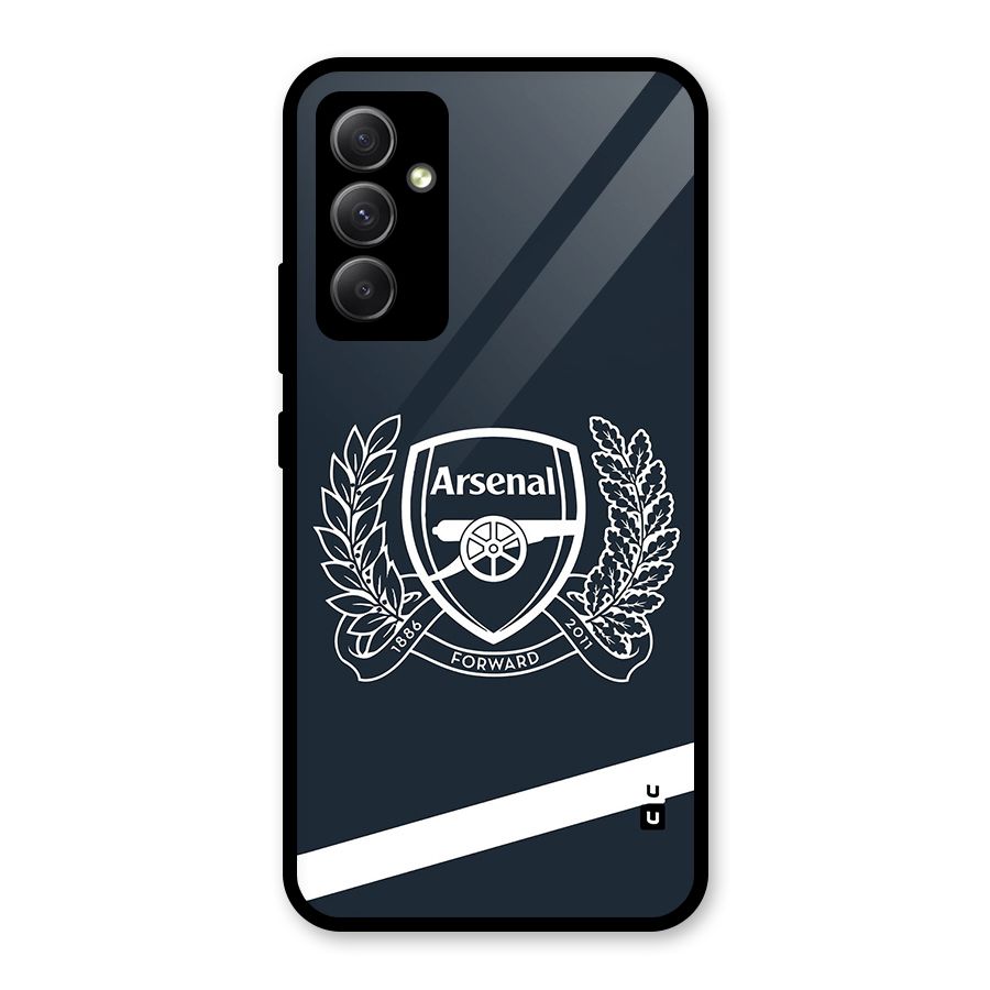 Arsenal Forward Glass Back Case for Galaxy A34