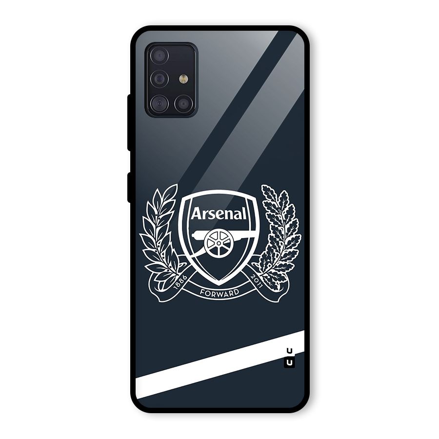 Arsenal Forward Glass Back Case for Galaxy A51