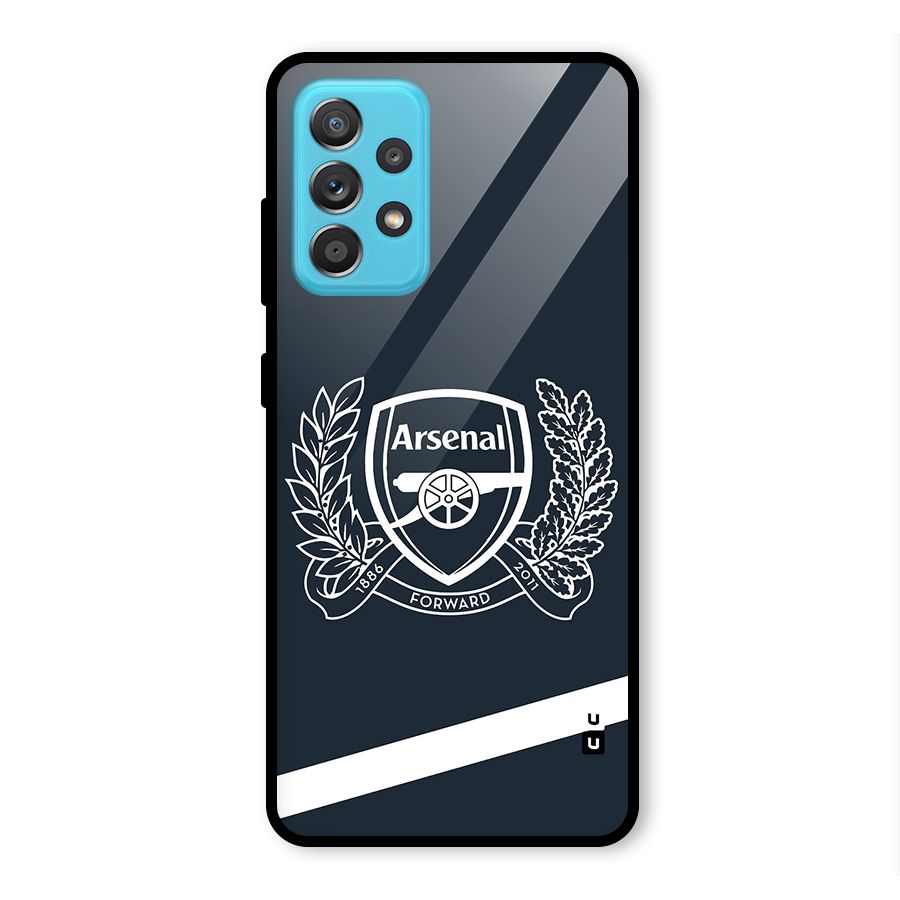 Arsenal Forward Glass Back Case for Galaxy A52