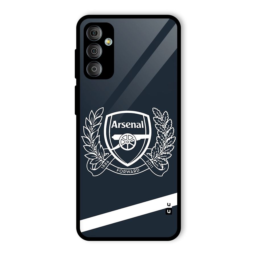 Arsenal Forward Glass Back Case for Galaxy F23