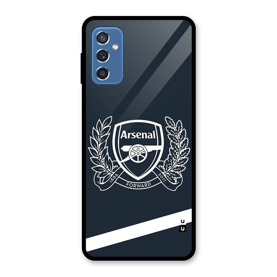 Arsenal Forward Glass Back Case for Galaxy M52 5G