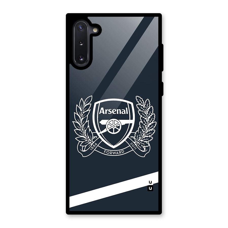 Arsenal Forward Glass Back Case for Galaxy Note 10
