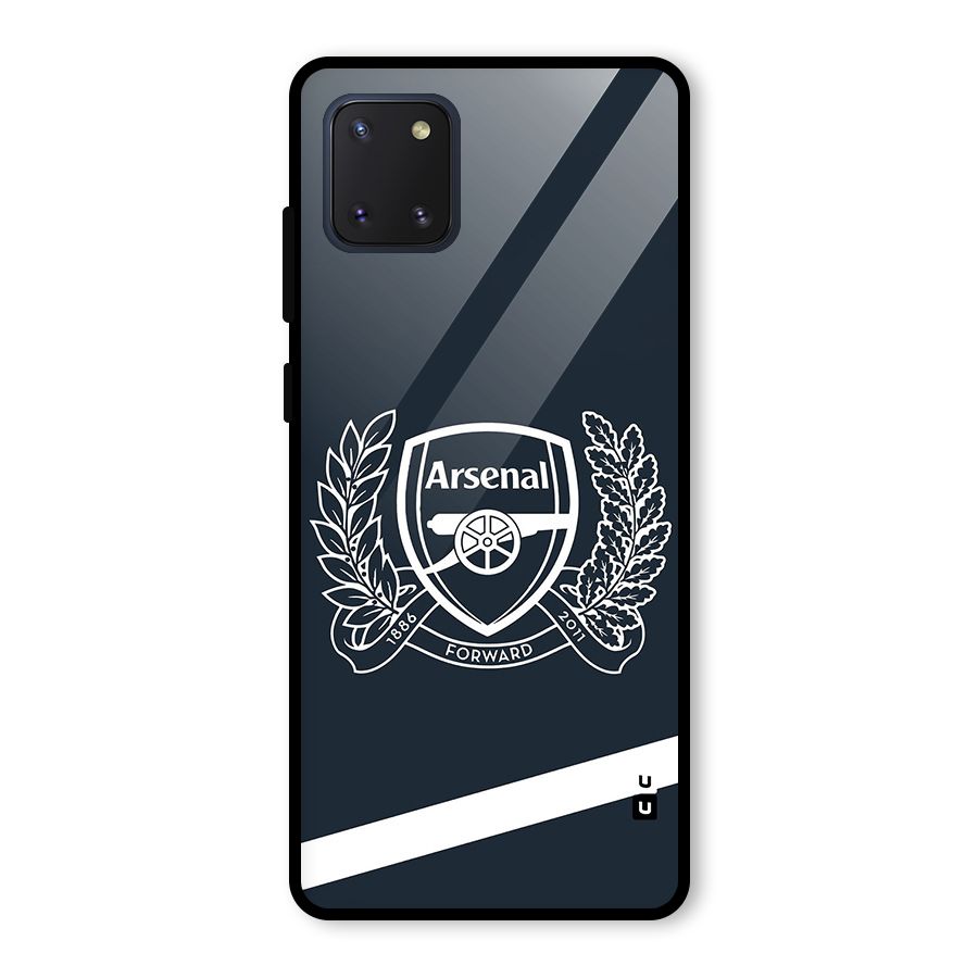 Arsenal Forward Glass Back Case for Galaxy Note 10 Lite