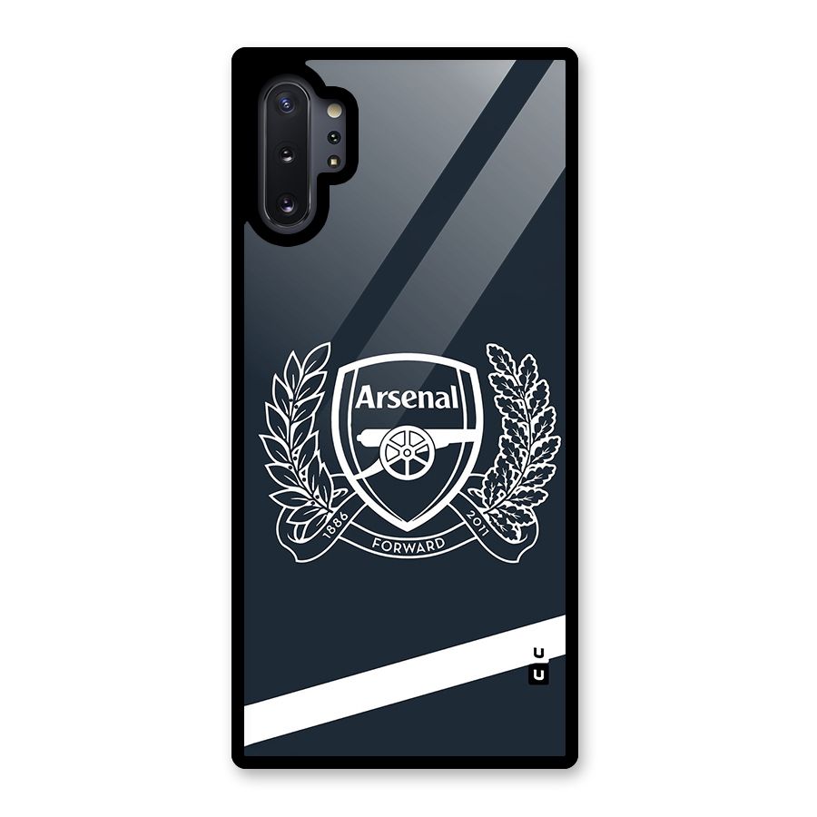Arsenal Forward Glass Back Case for Galaxy Note 10 Plus