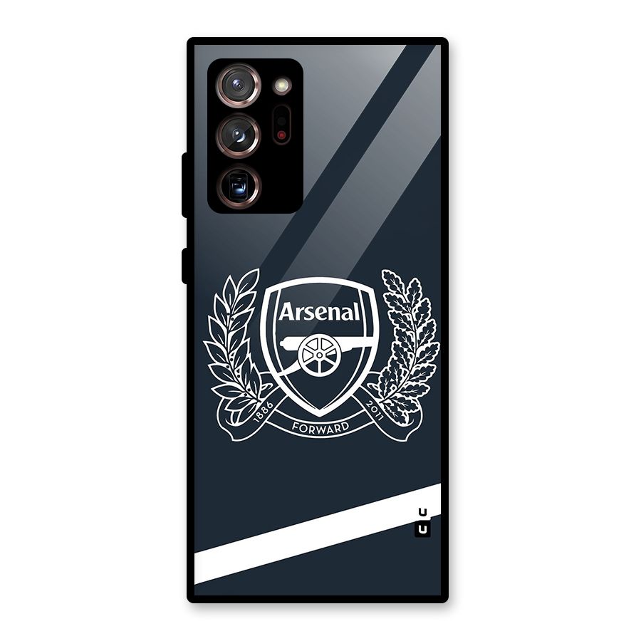 Arsenal Forward Glass Back Case for Galaxy Note 20 Ultra