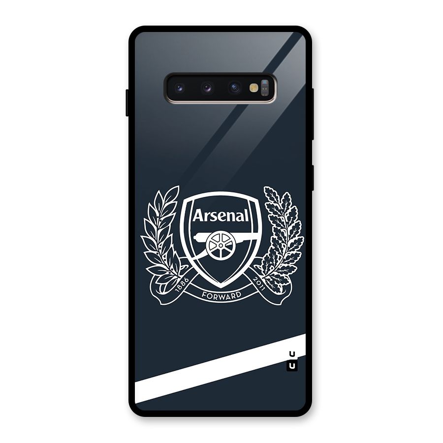 Arsenal Forward Glass Back Case for Galaxy S10 Plus