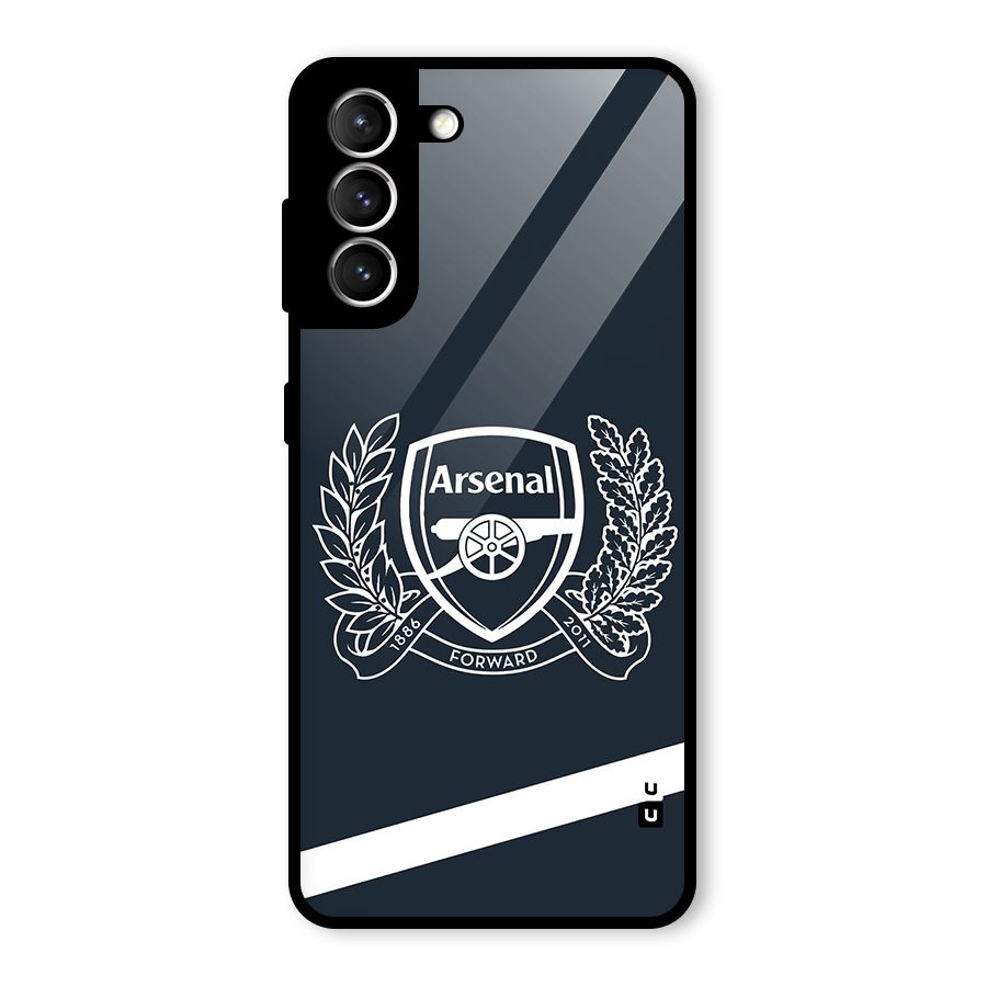 Arsenal Forward Glass Back Case for Galaxy S21 5G