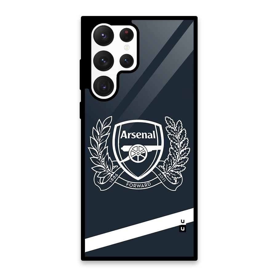 Arsenal Forward Glass Back Case for Galaxy S22 Ultra 5G