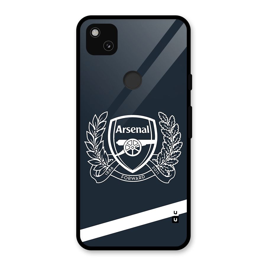 Arsenal Forward Glass Back Case for Google Pixel 4a