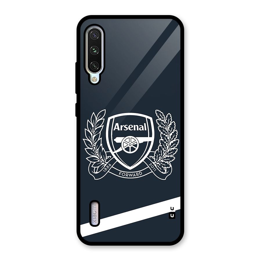 Arsenal Forward Glass Back Case for Mi A3
