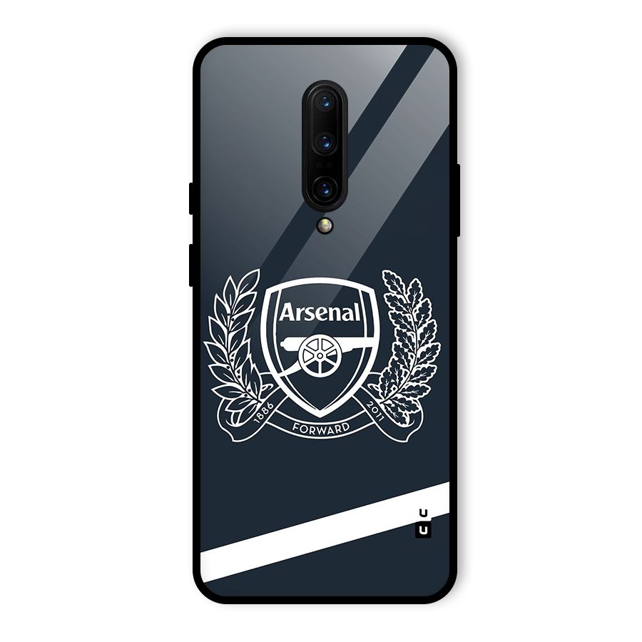 Arsenal Forward Glass Back Case for OnePlus 7 Pro