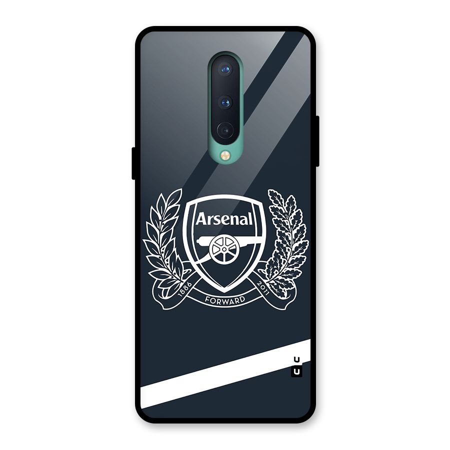 Arsenal Forward Glass Back Case for OnePlus 8