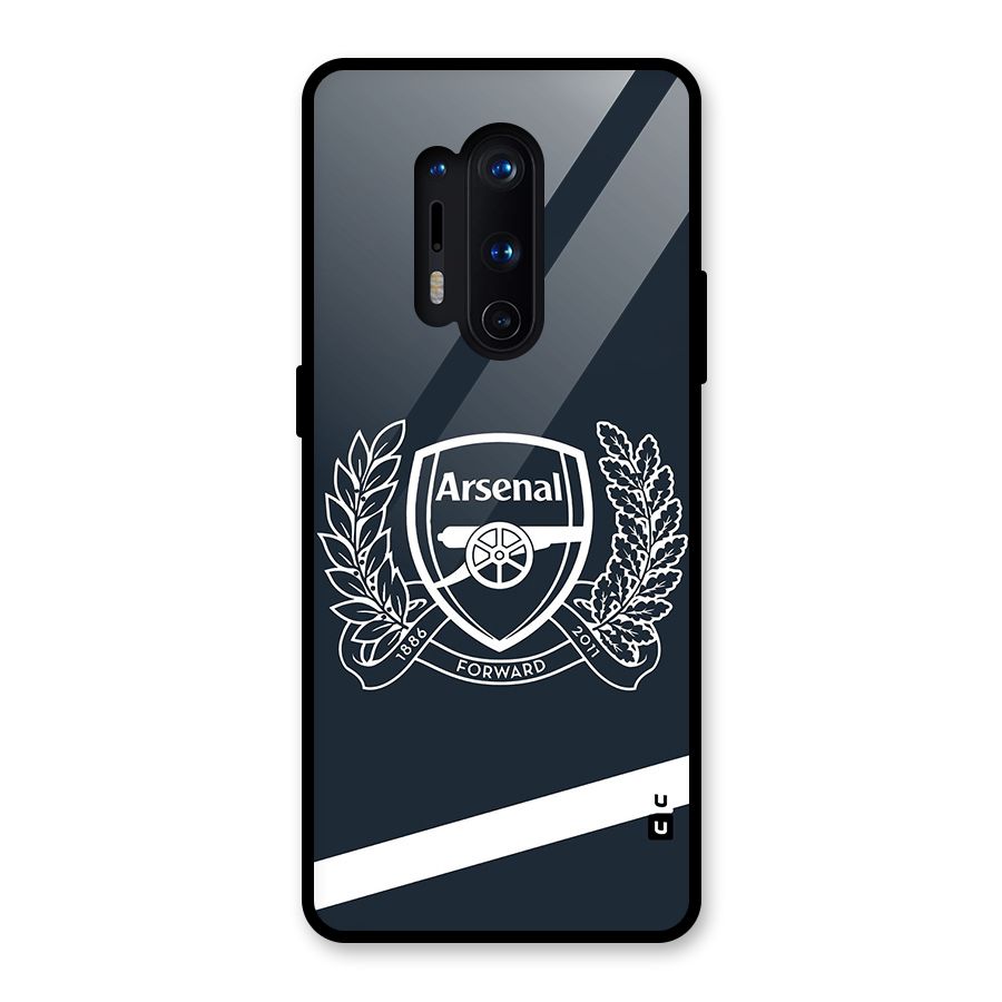 Arsenal Forward Glass Back Case for OnePlus 8 Pro