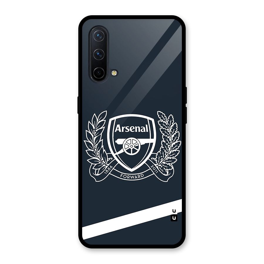 Arsenal Forward Glass Back Case for OnePlus Nord CE 5G