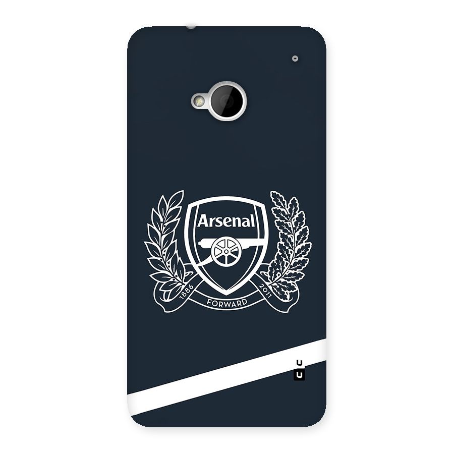 Arsenal Forward Back Case for One M7 (Single Sim)