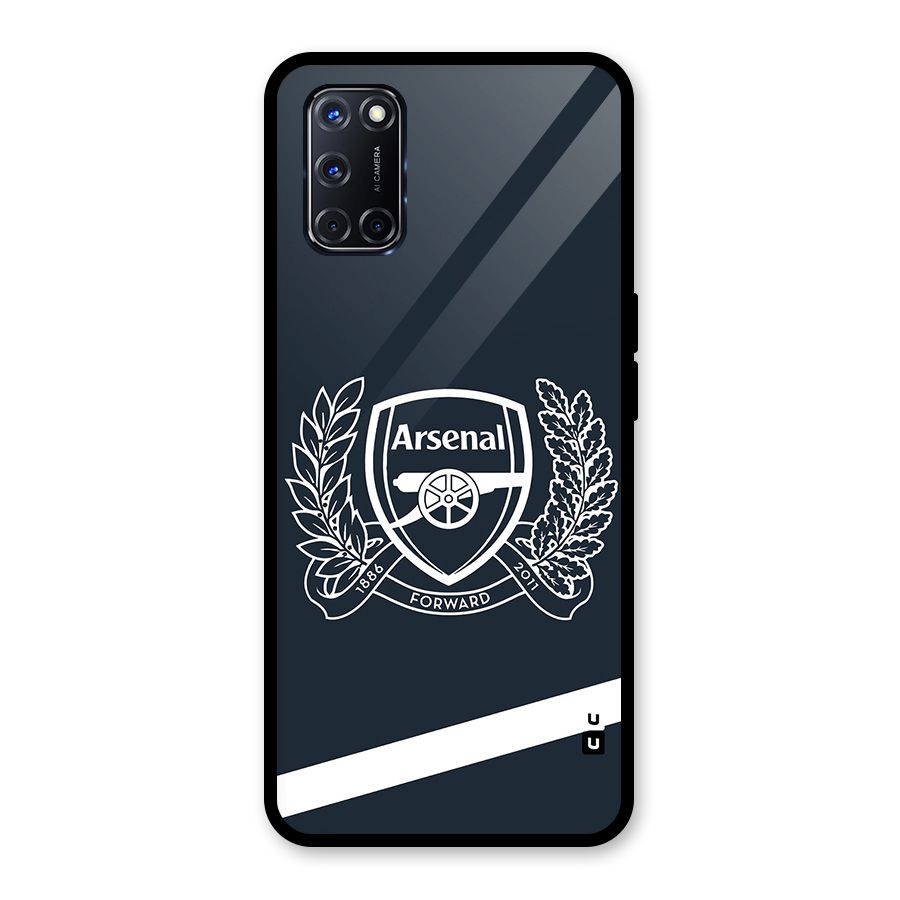Arsenal Forward Glass Back Case for Oppo A52