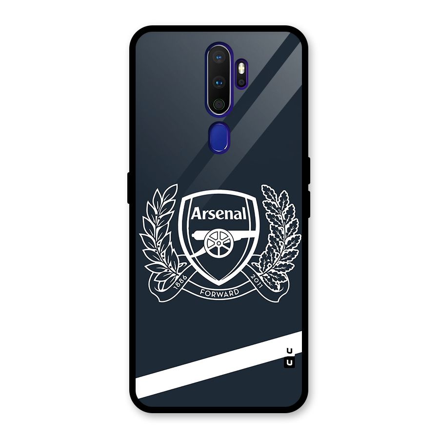 Arsenal Forward Glass Back Case for Oppo A9 (2020)