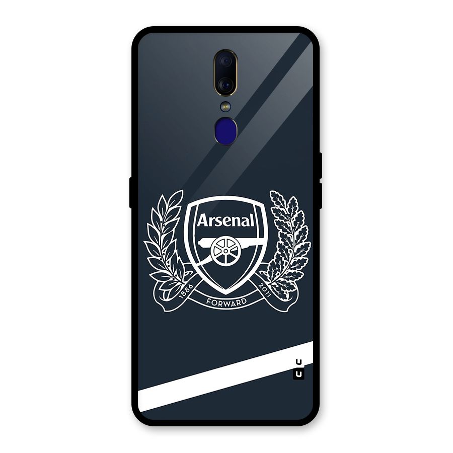 Arsenal Forward Glass Back Case for Oppo F11