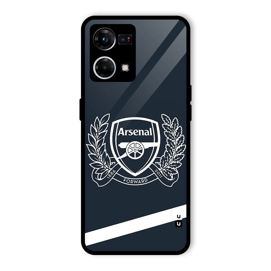 Arsenal Forward Glass Back Case for Oppo F21 Pro 4G
