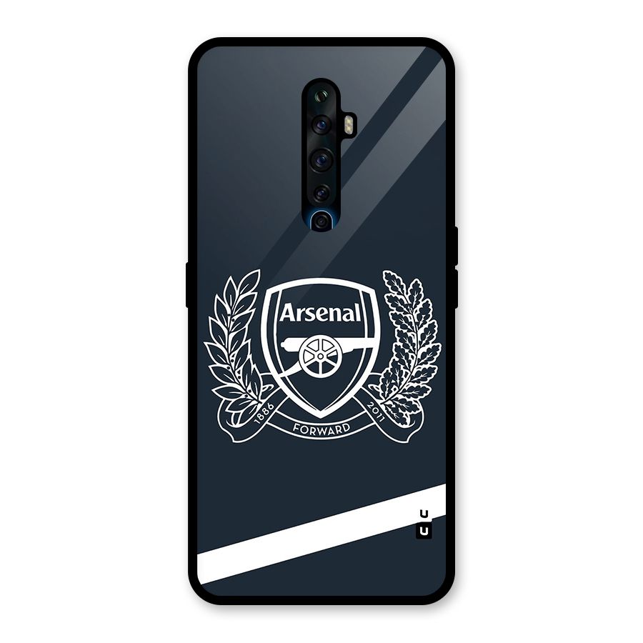 Arsenal Forward Glass Back Case for Oppo Reno2 Z