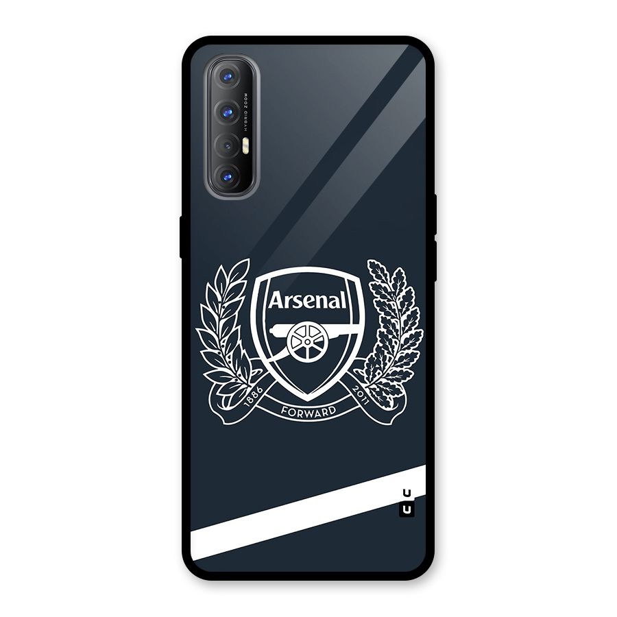 Arsenal Forward Glass Back Case for Oppo Reno3 Pro