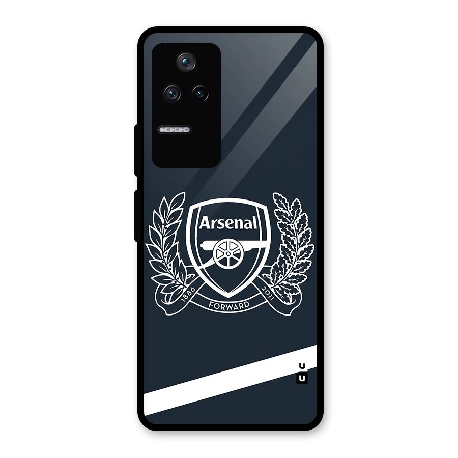 Arsenal Forward Glass Back Case for Poco F4 5G