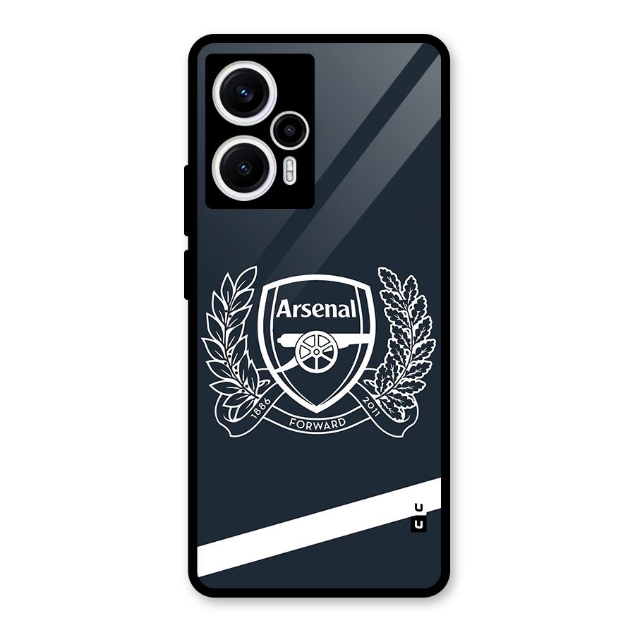 Arsenal Forward Glass Back Case for Poco F5