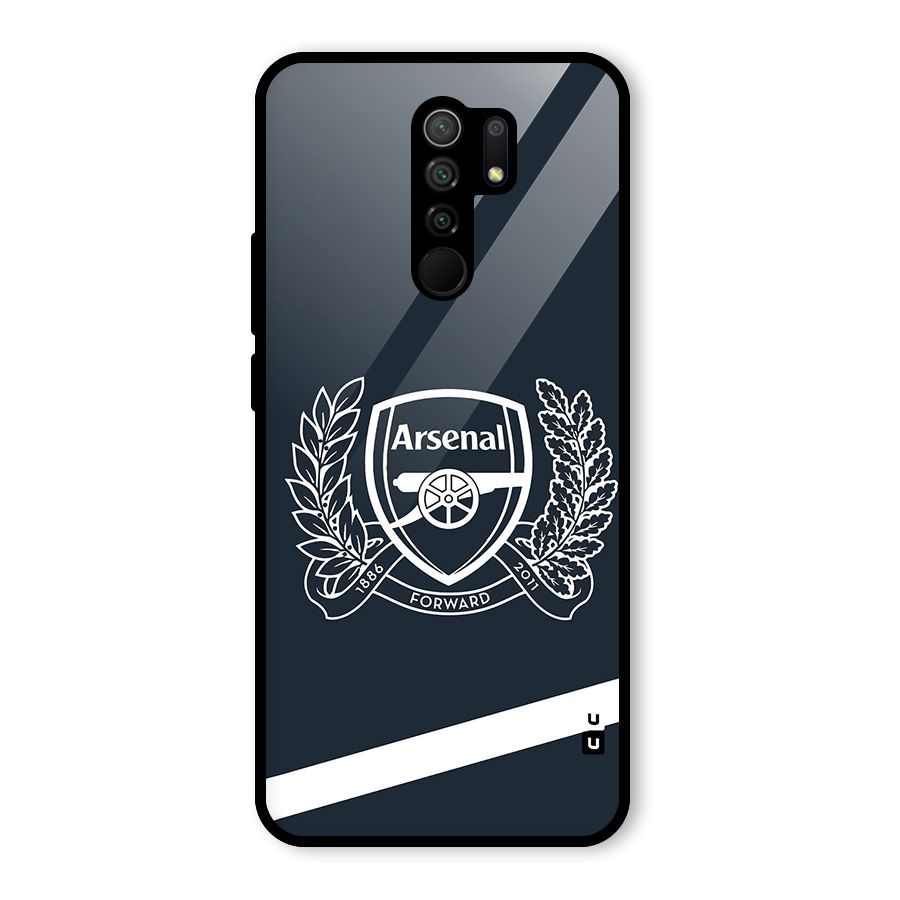 Arsenal Forward Glass Back Case for Poco M2