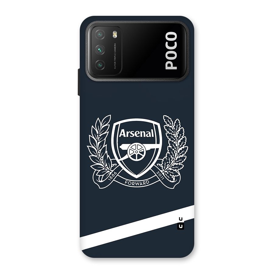 Arsenal Forward Back Case for Poco M3