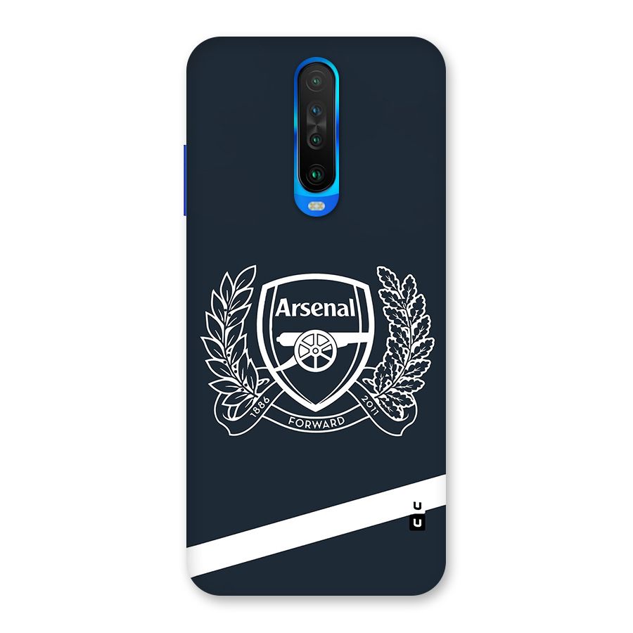 Arsenal Forward Back Case for Poco X2