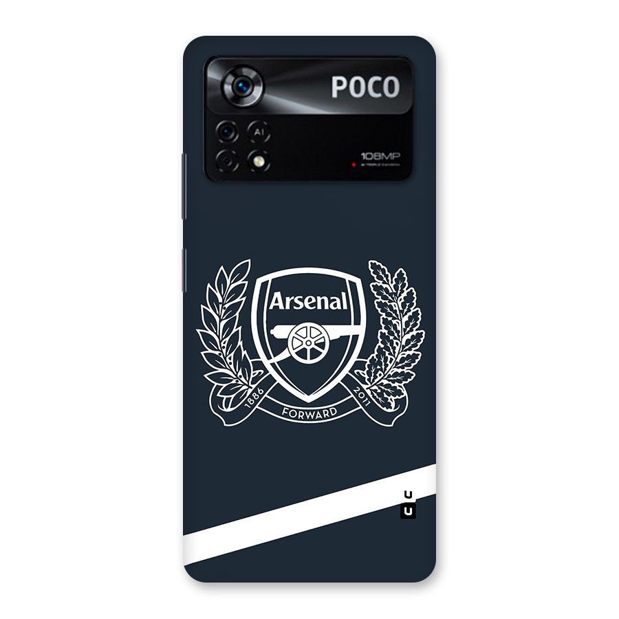 Arsenal Forward Back Case for Poco X4 Pro 5G