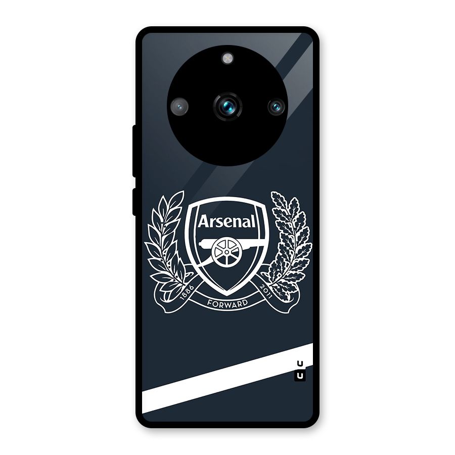 Arsenal Forward Glass Back Case for Realme 11 Pro Plus