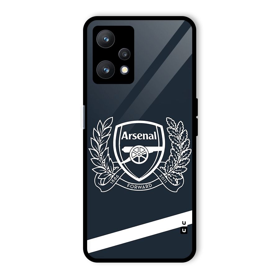 Arsenal Forward Glass Back Case for Realme 9 Pro 5G