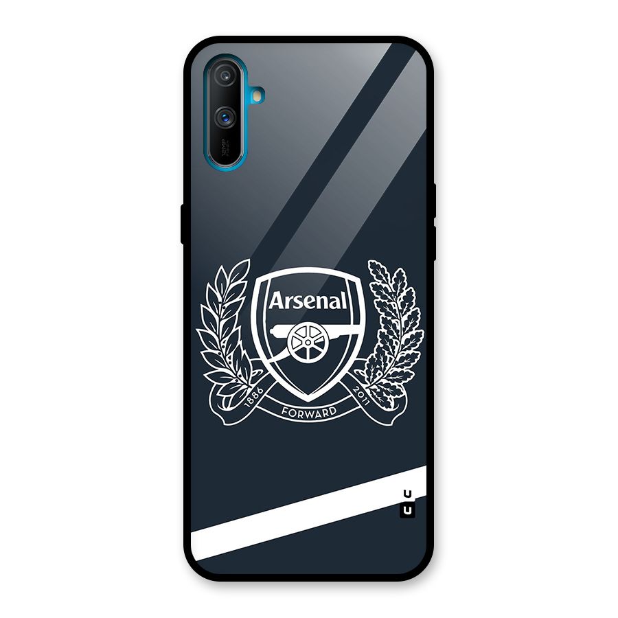 Arsenal Forward Glass Back Case for Realme C3