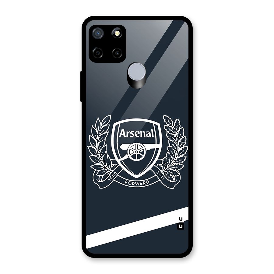 Arsenal Forward Glass Back Case for Realme Narzo 30A