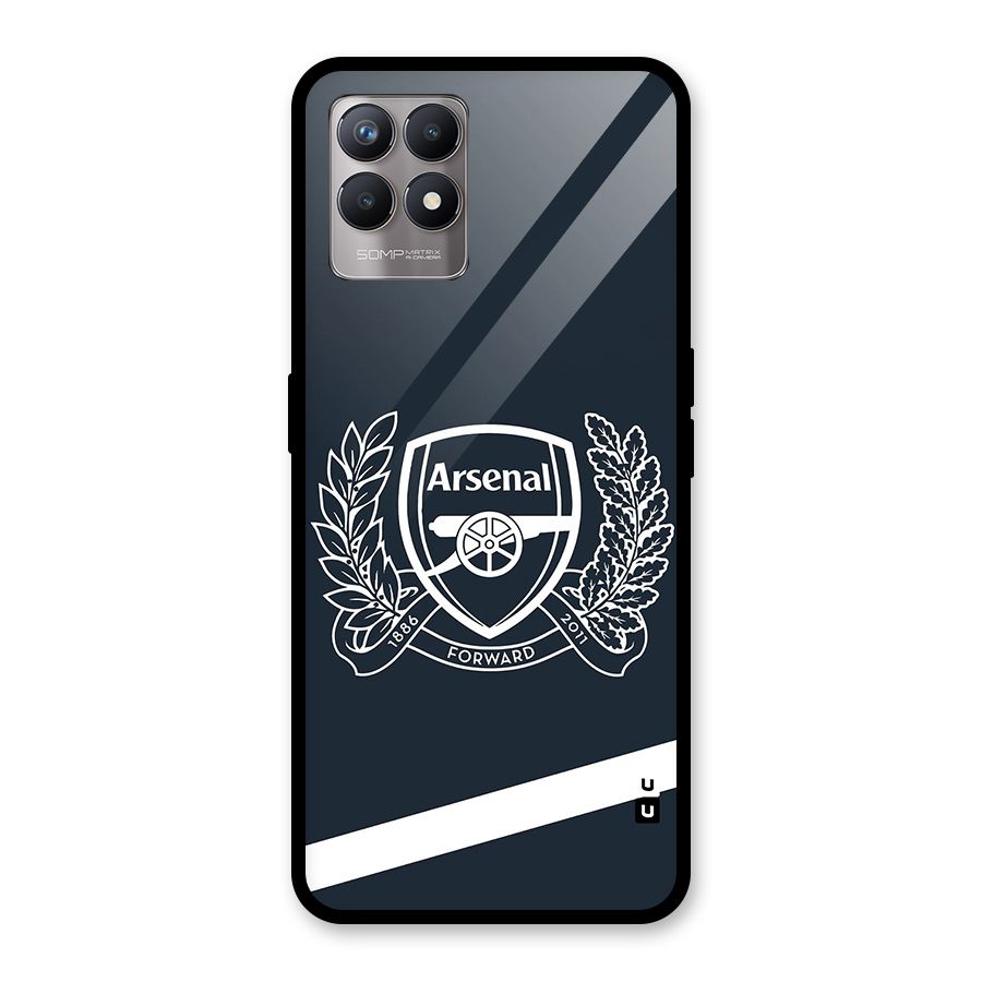 Arsenal Forward Glass Back Case for Realme Narzo 50