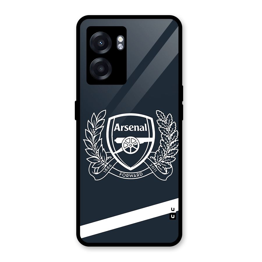 Arsenal Forward Glass Back Case for Realme Narzo 50 5G