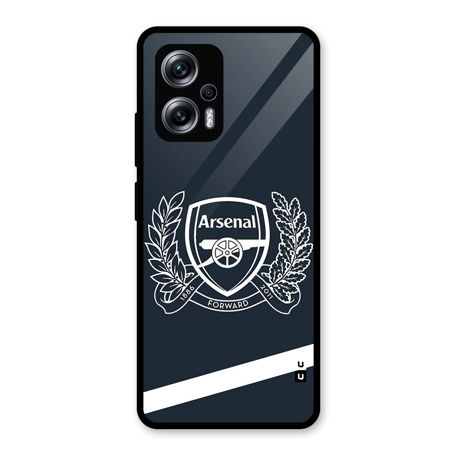 Arsenal Forward Glass Back Case for Redmi K50i