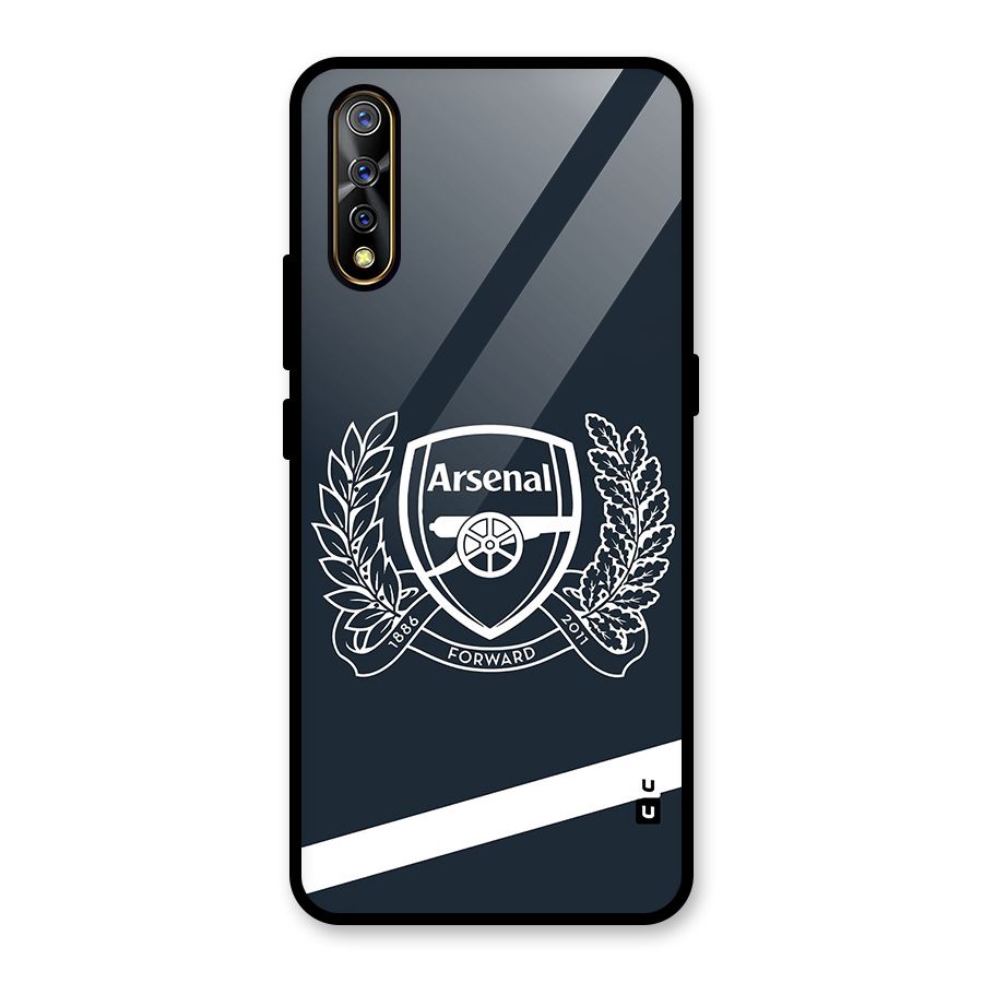 Arsenal Forward Glass Back Case for Vivo S1
