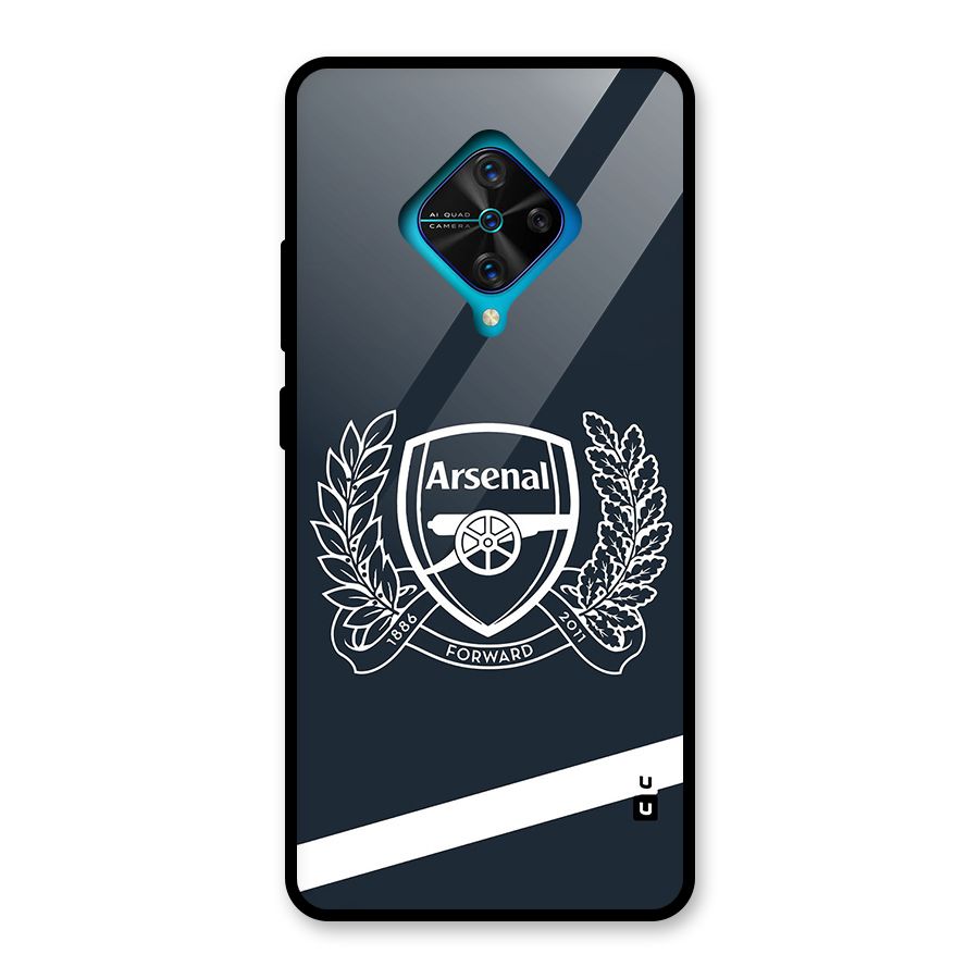Arsenal Forward Glass Back Case for Vivo S1 Pro